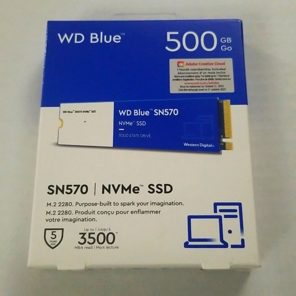 WD Blue SN570 500GB SSD